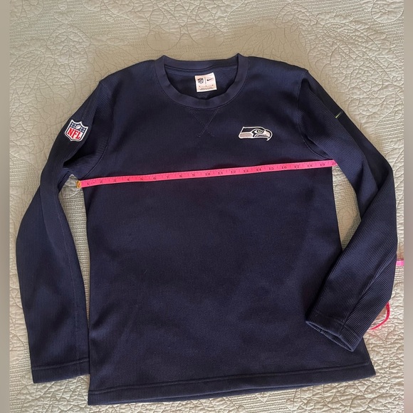 Nike x NFL Seahawks Long Sleeve Thermal in Navy Size Medium - Picture 8 of 9